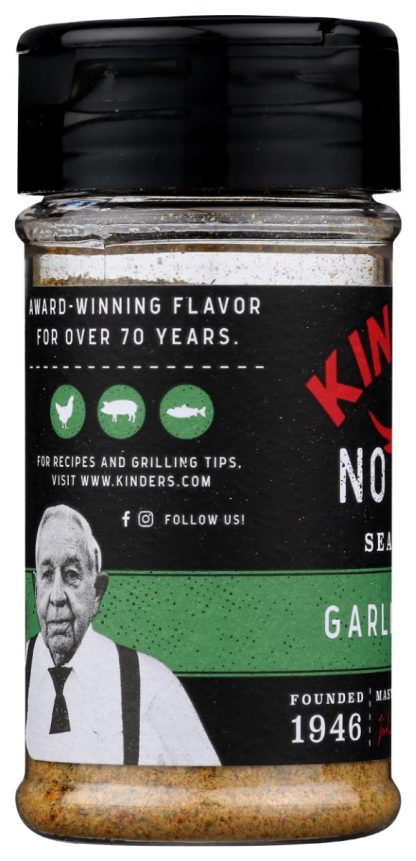 KINDERS: Spice No Salt Garlic Herb, 2.4 OZ