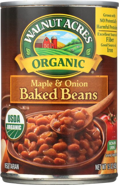 WALNUT ACRES: Organic Baked Beans Maple and Onion, 15 oz