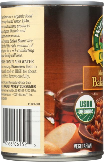 WALNUT ACRES: Organic Baked Beans Maple and Onion, 15 oz