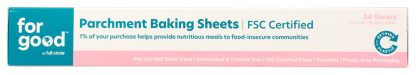 FOR GOOD: Parchment Baking Sheets, 24 ct