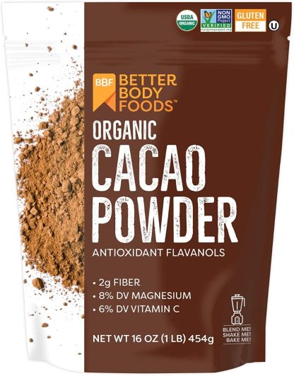 BETTERBODY: Powder Cacao Org, 16 oz