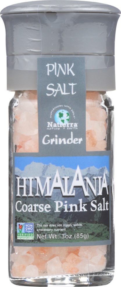 HIMALANIA: Himalayan Coarse Pink Salt Grinder, 3 oz
