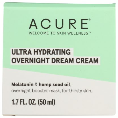 ACURE: Cream Hydrating Overnight, 1.7 FL OZ