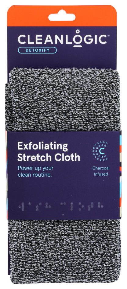 CLEANLOGIC: Detoxify Exfoliating Stretch Cloths, 1 EA