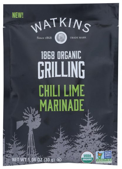WATKINS: 1868 Organic Grilling Chili Lime Marinade, 1.06 oz