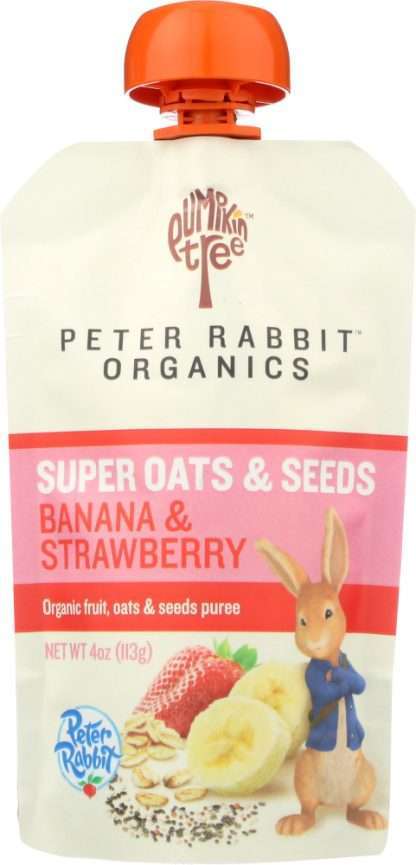 PETER RABBIT: Baby Food Banana Strawberry, 4 oz