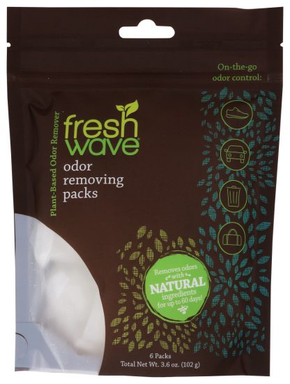 FRESH WAVE: Odor Removing Packs, 6 ea