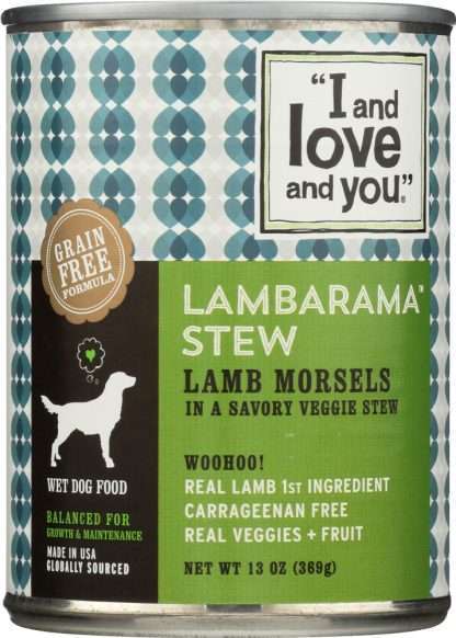 I&LOVE&YOU: Lamb-a-rama Stew Dog Food Can, 13 oz