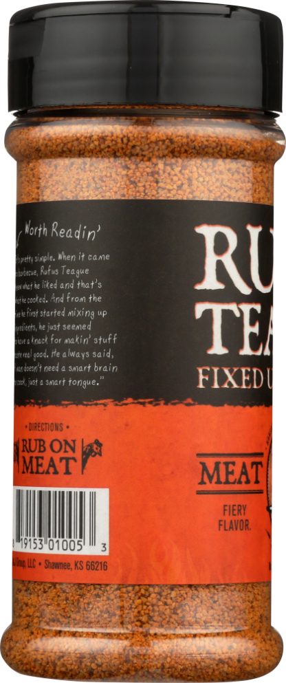 RUFUS TEAGUE: Spicy Meat Rub, 6.5 oz