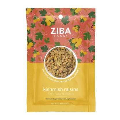 ZIBA FOODS: Raisins Kishmish, 1.41 oz