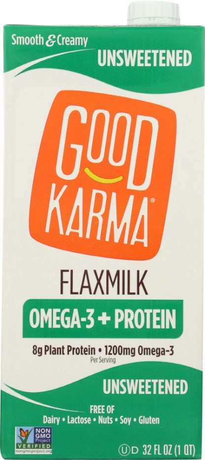 GOOD KARMA: Flax Milk Protein Unsweetened, 32 FL OZ