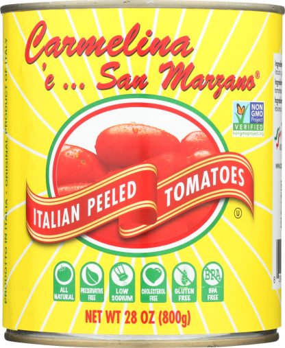 CARMELINA E SAN MARZANO: Tomato Italian Whole Puree, 28 oz