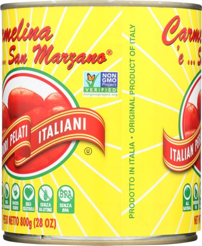 CARMELINA E SAN MARZANO: Tomato Italian Whole Puree, 28 oz