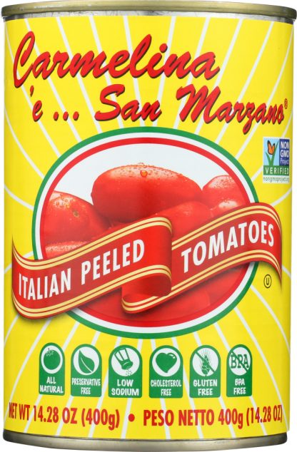 CARMELINA E SAN MARZANO: Tomato Italian Whole Puree, 14.28 oz