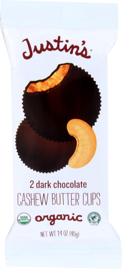 JUSTINS: Cashew Dark Chocolate Nut Butter, 1.4 oz