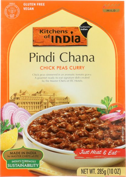 KITCHENS OF INDIA: Pindi Chana Chick Peas Curry, 10 oz
