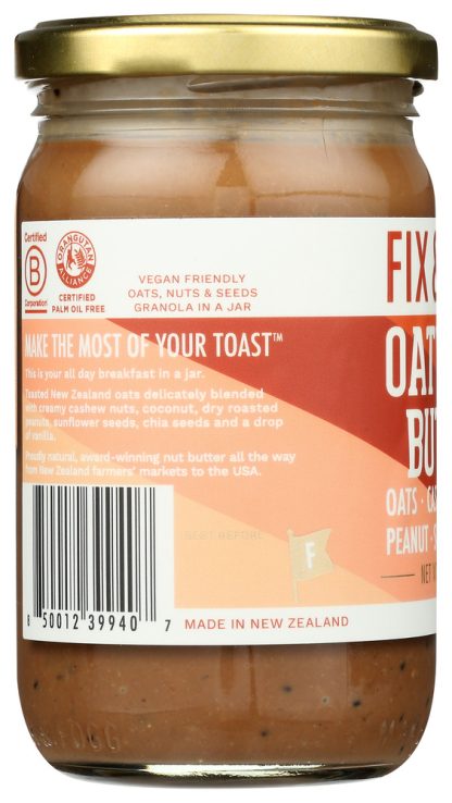 FIX & FOGG: Oaty Nut Butter, 10 oz