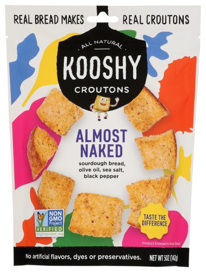 KOOSHY: Almost Naked Croutons, 5 oz