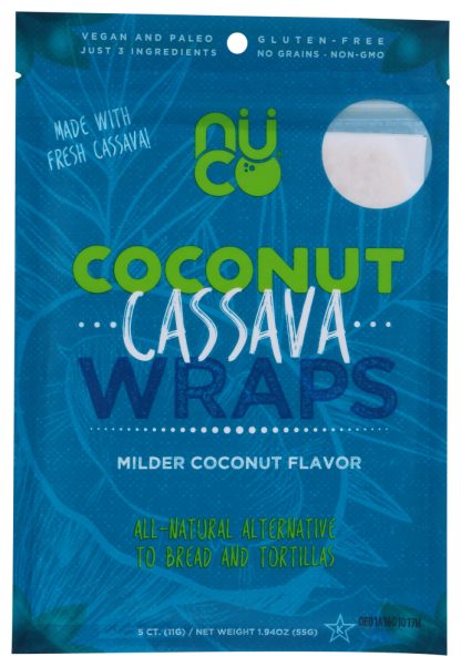 NUCO: Wraps Coconut Cassava, 1.94 oz