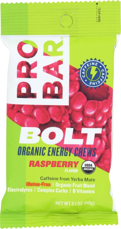 PROBAR: Energy Chew Raspberry Organic, 2.1 oz