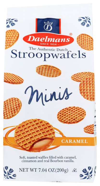 DAELMANS: Caramel Mini Stroopwafels, 7.04 oz