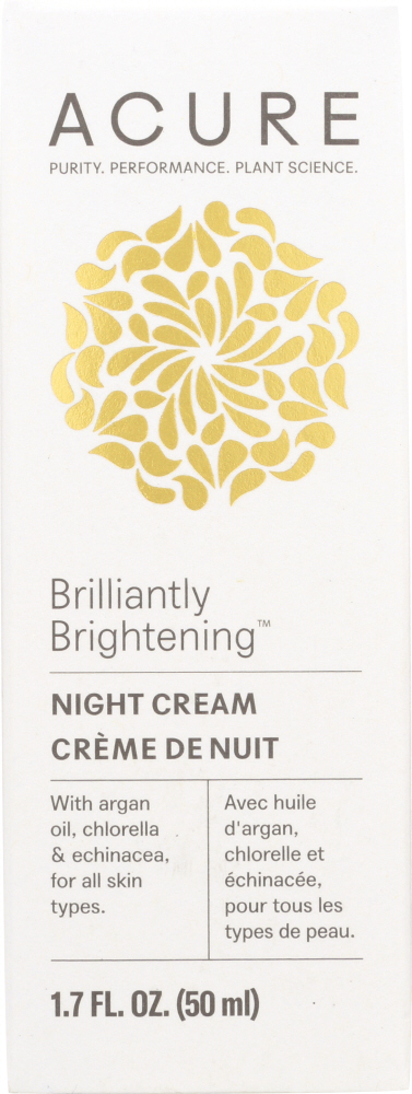 ACURE: Brilliantly Brightening Night Cream, 1.7 fl oz