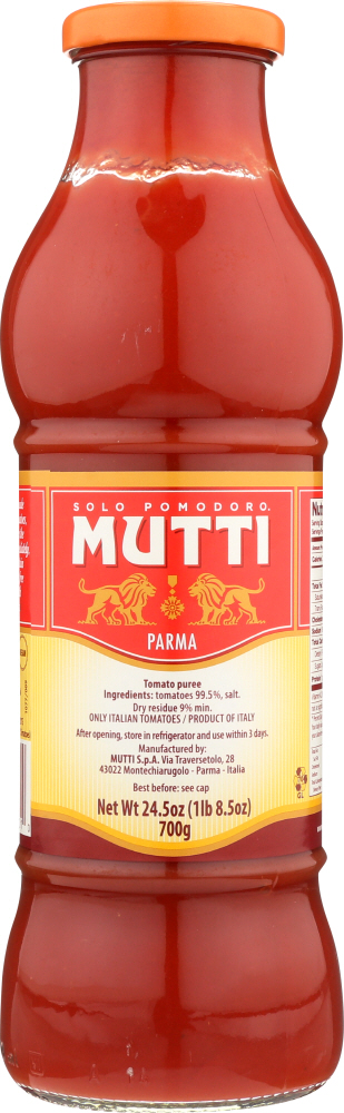 MUTTI: Tomato Puree Passata, 24.5 oz