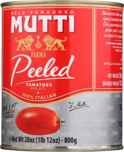 MUTTI: Whole Peeled Tomatoes, 28 oz