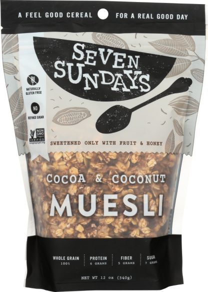 SEVEN SUNDAYS: Muesli Cocoa Coconut, 12 oz