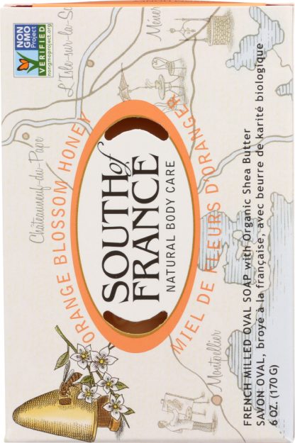 SOUTH OF FRANCE: Soap Bar Orange Blossom Honey, 6 oz