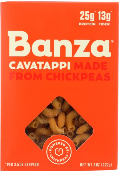 BANZA: Cavatappi Chickpea Pasta, 8 oz