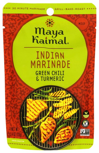 MAYA KAIMAL: Marinade Green Chili Turmeric, 4 oz