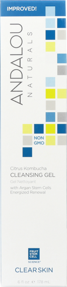 ANDALOU NATURALS: Cleansing Gel Citrus Kombucha Clarifying, 6 oz