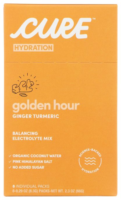 CURE: Hydration Pwdr Ginger Trm, 2.3 oz
