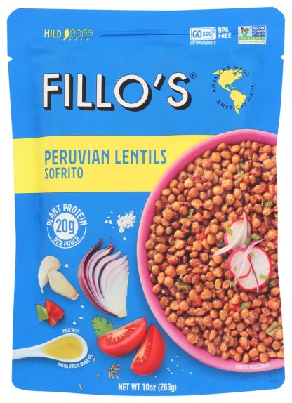 FILLOS: Beans Lentil Peruvian Sof, 10 oz