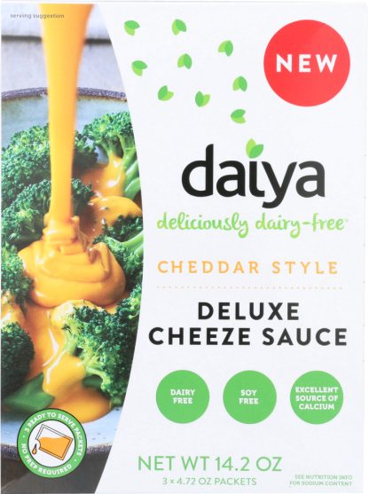 DAIYA: Sauce Cheeze Cheddar Style Deluxe, 14.2 oz
