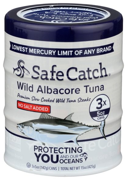 SAFECATCH: Tuna Wild Albacore No Slt, 15 oz