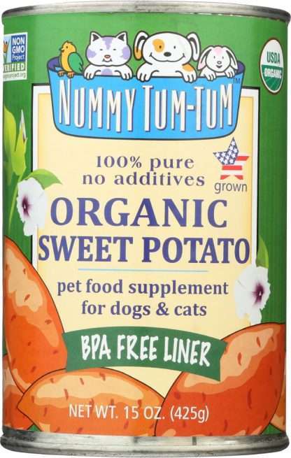 NUMMY TUM TUM: Organic Sweet Potato Dog and Cat Food, 15 oz