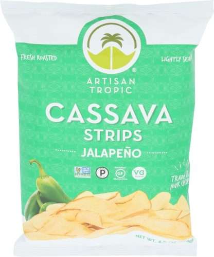 ARTISAN TROPIC: Jalapeno Cassava Strips, 4.5 oz