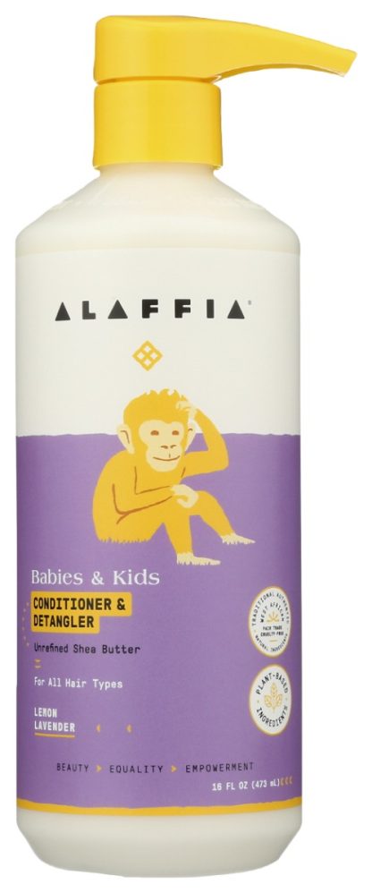 ALAFFIA: Kids Conditioner Detangler Lemon Lavender, 16 FL OZ