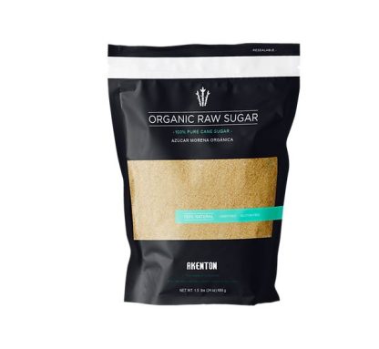 AKENTON: Organic Raw Sugar, 1.5 lb