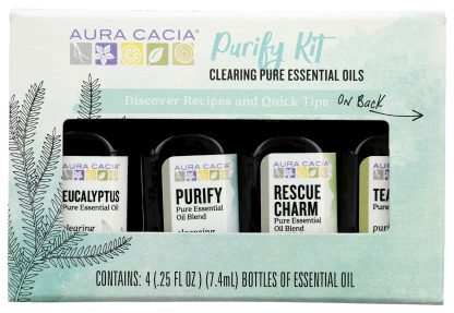 AURA CACIA: Purify Essential Oil Kit, 1 FL OZ