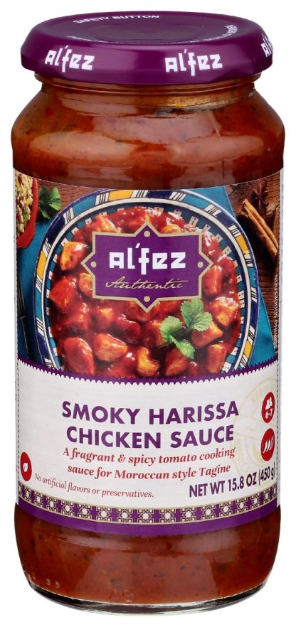 AL FEZ: Smoky Harissa Chicken Sauce, 15.8 oz