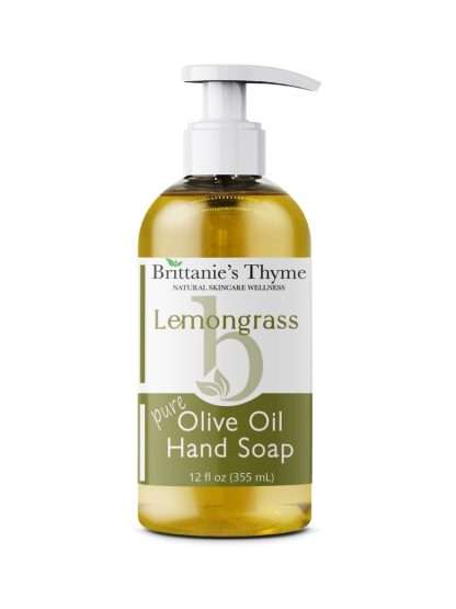 BRITTANIE'S THYME: Lemongrass Olive Oil Hand Soap, 12 oz