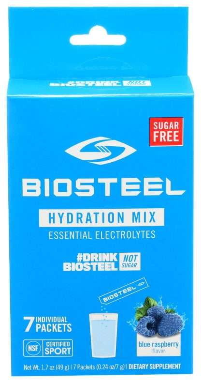 BIOSTEEL: Hydration Mix Blue Raspberry, 7 un