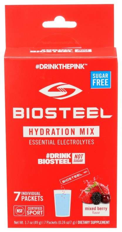 BIOSTEEL: Hydration Mix Mixed Berry, 7 un
