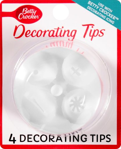 BETTY CROCKER: Decorating Tips 4Ct, 1 pc