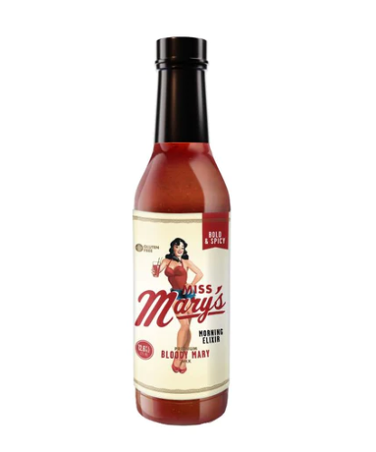 MISS MARYS MIX: Bold and Spicy Bloody Mary Mix, 12.6 FL OZ