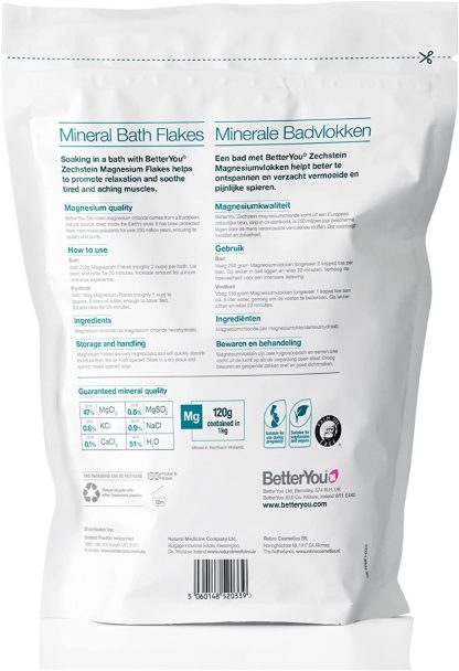 BETTER YOU: Magnesium Flakes, 35.27 oz