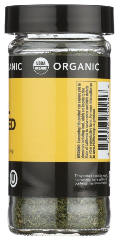 BEE SPICES: Organic Dill Weed, 0.5 oz
